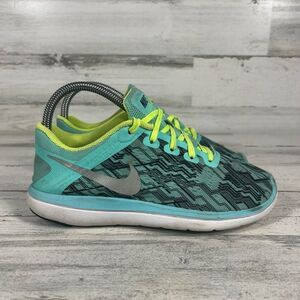 Nike Women's Flex 2016 Run Neon Yellow Green Sneakers Athletic Shoes‎ Size 6.5